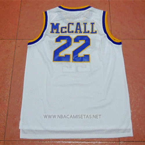 Camiseta Crenshaw Quincy McCall NO 22 Blanco